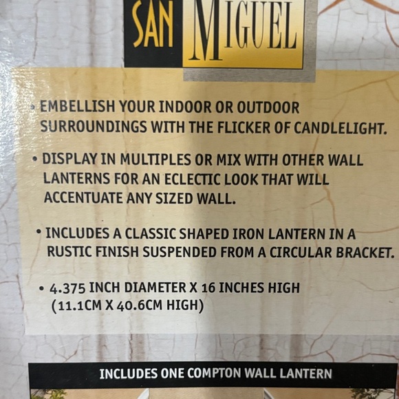 2 for 20$ Bronze Lantern Candle Holder - Picture 3 of 3